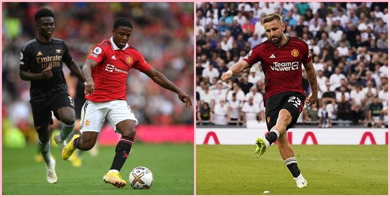 Luke Shaw và Malacia đang chấn thương Luke Shaw và Malacia đang chấn thương